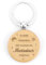 Cadeau Marraine, Marraine Cadeaux, Porte Clé en Bois, Cadeau Marraine Noel, Cadeau pour Marraine, Cadeau Parrain Marraine Demande, Cadeau Marraine Filleule, Cadeau Annonce Marraine, Cadeau Baptême