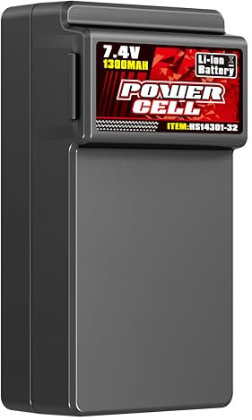 Womaqu 2S 1300 mAh RC-Auto-Upgrade-Zubehör, 2S 7,4 V 1300 mAh Lithium-Ionen-Akku, Ersatzteil-RC-Akku für 1/14 & Scale 14332 14331 14322