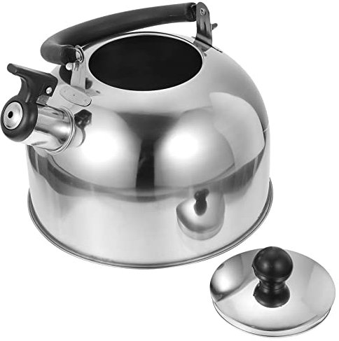 Cabilock Hervidor De Agua De Gran Capacidad De 2 5 L Para Cocina Teteras Para Té Hervidor De Agua Con Silbido Alerta De Ebullición Segura