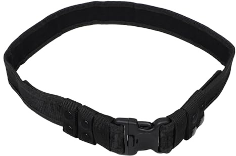 TOBBOMEY Taktischer Utility-gürtel Für Outdoor-aktivitäten Einstellbar Mit Snap-schnalle Bequemer Für Polizei Und Für Training Camping Und Abenteuer