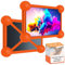 Custodia tablet 7 pollici universale in silicone adatto a tutti i Tablet PC ed ebook da 7“ e 8” presenti sul mercato custodia tablet 8 pollici (Arancione)