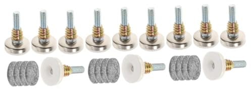 jojofuny 12 Sätze Verstellbarer Fuß Furniture Gliders Tischbein-Nivellierfüße Extender verstellbare Füße für stühle tischbeine verstellbare Beine zum Nivellieren Nivellierfüße für Möbel