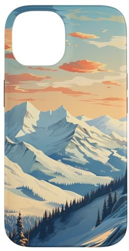 Ski Resort Mountains Case for iPhone 14