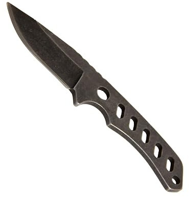 Neck Knife Messer Skelett Titan inkl. Kydex Scheide - Taschenmesser Feld Jagd Outdoor Camping