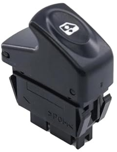 Interruptor Ventana Eléctrica Interruptor Elevalunas Un Solo Botón Para Renaultes, Para Clio Kangoo Para Megane Para Scenic, 7700429998, 7700838101, Luz Naranja Botonera Ventana