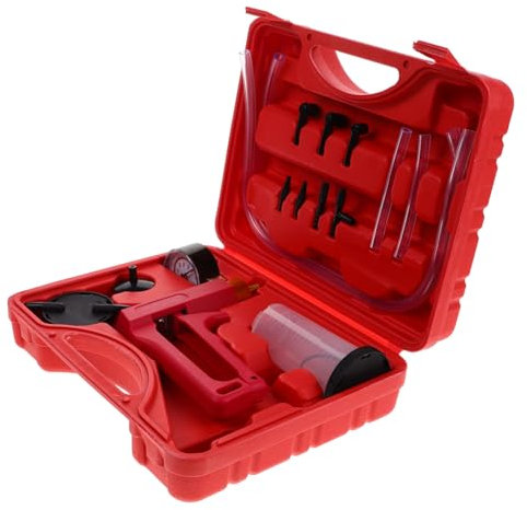 Alipis Kit De Bomba De Vacío Portátil Purgador De Frenos para Motocicleta Bomba De Freno Herramientas De Automotriz