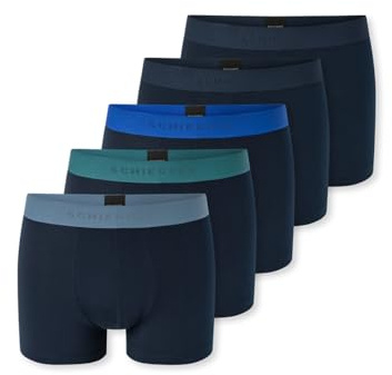 Schiesser Herren 5 PACK Boxershorts Bio Baumwolle Multipack - 95/5 Organic