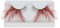 Christmas Red Feather Eyelashes