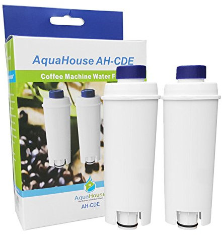 AquaHouse, AH-CDE, Kompatible Filter für DeLonghi DLSC002, SER3017, 5513292811, passend für BCO, EC800, EC680, ESAM, ETAM, Kaffeevollautomaten, 2 Stück