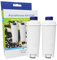 AquaHouse AH-CDE Lot de 2 filtres compatibles avec cafetière DeLonghi DLSC002, SER3017, 5513292811, BCO, EC800, EC680, Esam, ETAM Bean to Cup