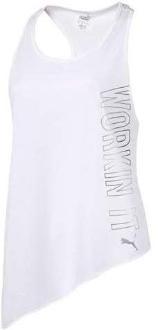 PUMA A.C.E. Slogan Tank Top - White, Large
