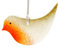 Robin red breast, Fused glass bird, cottage garden, light catcher, hanging decoration, sun catcher, christmas tree decoration gift