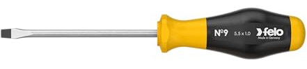 Felo SD No.9 Schlitz SL 2,5 x 0,4 x 75 | Schlitz-Schraubendreher mit 2K-Griff