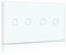 BSEED Interrupteur sans Fil Zigbee,2 Gang 1 Voie+2 Gang 1 Voie Interrupteur Connecté WiFi Blanc,Compatible avec Alexa et Google Home,Avec Contrôle à Distance et Fonction de Temps(NÉCESSITE TUYA HUB)
