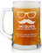 Maverton Chope à Bière Gravée - Contenance : 50 cl – Verre à Bière Papa Personnalisé avec Anse - Cadeaux pour les Amateurs de Bières – Idee Cadeau Homme - Cadeau Personnalisé pour Papa - lunettes