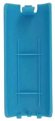 Confezione da 2 coperture di ricambio per batteria posteriore per telecomando Nintendo Wii (blu)