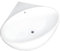 Vente-unique-Eckbadewanne - Acryl - 197 L - 127 x 127 x 58 cm - Weiß - GOURAMI