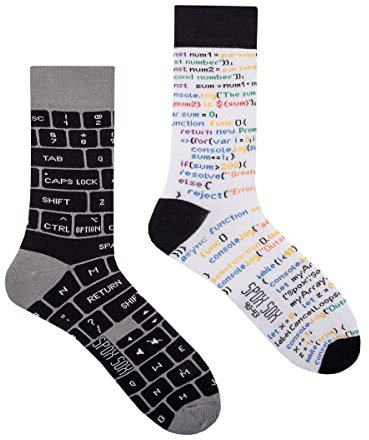 Spox Sox Casual Unisex - lustige, verrückte, bunte Socken für Damen und Herren, Gr. 36-39, EDV-Spezialist