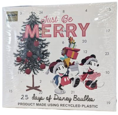 25 Days Mickey Minnie Bauble Disney Adventskalender