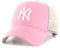 '47 MLB - Berretto Regolabile per Bambini, con Visiera Curva, con Logo della Squadra NY LA, Colore: Rosa., Taglia Unica