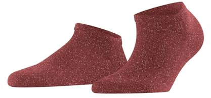 FALKE Damen Sneakersocken Shiny W Sn Lyocell kurz einfarbig 1 Paar, Rot Lobster 8862, 35-38