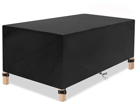 Abdeckung für Gartenmöbel, 280x160x75cm/LxWxH Abdeckplane Gartenmöbel Wasserdicht, UV-Schutz, 420D Oxford Gewebe Beschichtung Schnallen für Gartenmöbel Sets Sofa Tische Abdeckung Gartenmöbel