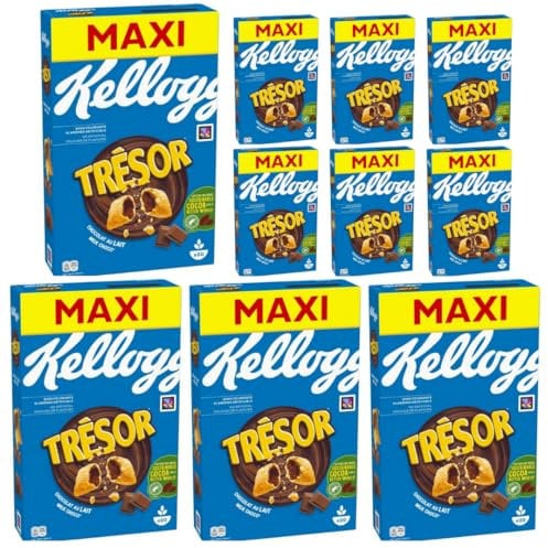Tresor Milk Choco Cerealien Muesli Cornflakes 620 gramm x 10 Stück