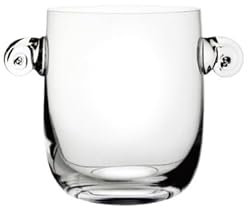 Ice Container Crystal Glass Ice Bucket, Ice Bucket for Chilling Red Wine Champagne Bucket, Ice Bucket Bar Beer Cooling Bucket Ice Buckets for Parties