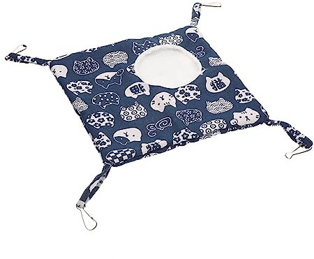 Sosoport Guinea Pig Supply Plüsch-Chinchilla-Bett Waschbares Hamsterbett Für Komfort Und Entspannung