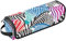 Black and Colorfull Zebra - Bolsa de herramientas para peinar el cabello con alfombrilla resistente al calor, bolsa organizadora portátil para rizador, alisadores, cepillos, clips y lazos para el