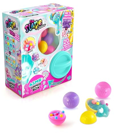 So Slime Sensations Surprise ASMR Box, 20 Überraschungsschleimspender, Mix & Match, Unboxing Spaß, ab 6 Jahren
