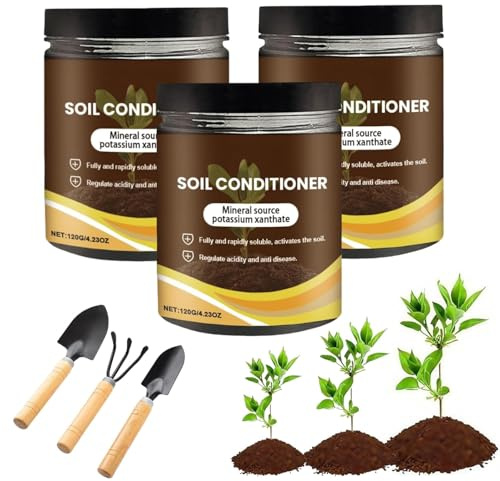 Attivatore di suolo per piante Soil Pro Activator Premium Organic Soil Attivatore del suolo, scioglie il suolo migliora l'assorbimento di nutrienti per fiori e piante sani