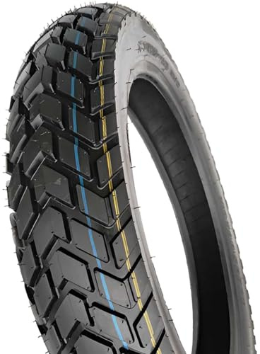 2PC 120/90-18 Motorradreifen 120/90/18 mit Off-Road-Blockprofil für 18-Zoll-Felgen mit 120 90 18 Tubeless TL Hohe Griffigkeit Haltbarkeit(1本)