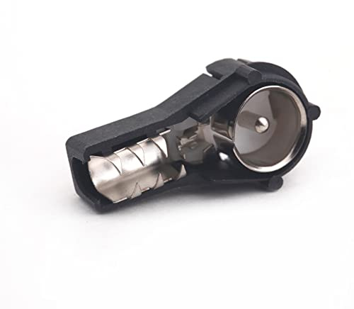 YUKERMARB Connecteur d'antenne à Sertir Mâle ISO pour Autoradio, Prise d'antenne Adaptable en Métal et Plastique pour Installation Stéréo de Rechange