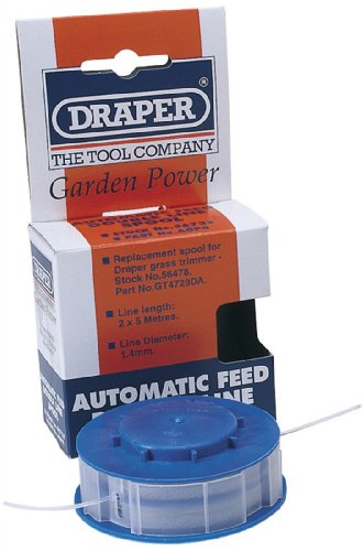 Draper 56725 Bobine de fil double pour coupe-bordures 5 m x 1,4 mm