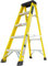 TB Davies 1235-005 Trade Electrician Swingback Step Ladders, 5 Tread, GRP Fibreglass, Built-in Tool Tray, 150kg Work Load, EN131