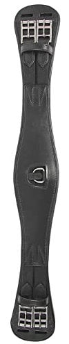 WEMBLEY WALDHAUSEN Lederkurzgurt- mit Elastik Länge 55 cm, schwarz