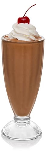 Libbey Fountain Shoppe Lot de 6 verres à milkshake