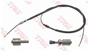 TRW GCH2541 Seilzug, Feststellbremse | Kompatibel mit: CITROËN C3 I, C3 II, C3 Pluriel