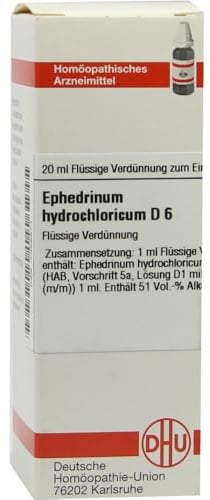 EPHEDRINUM hydrochloricum D 6 Dilution 20 ml