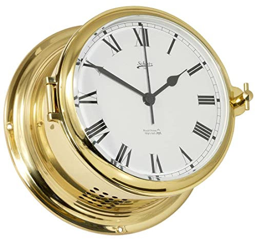 Delite 480CS Schatz Royal Glasenuhr Quarz römisch Messing B x H: 180 mm x 93 mm