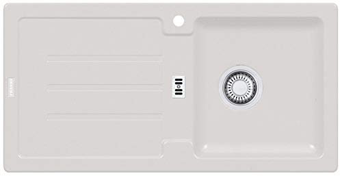 Franke Strata STG 614 Glacier de granito fregadero blanco fregadero – Fregadero de cocina