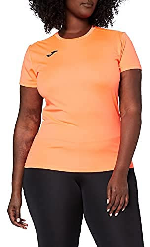 Joma Combi T-Shirt à Manches Courtes, Femme XXS Rose (Coral Fluor - 040)