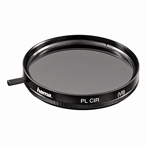Hama Filtre polarisant (circulaire, Traité, 37mm, 2 couches par face) Noir