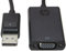 HP AS615AA - Cable VGA a DP de 20 cm, negro