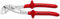 Knipex 88 07 250 Pince Pince – Assemblage à rainure et languette Pinces (Pince assemblage à rainure et languette, acier chrome vanadium, en plastique, rouge, 25 cm, 420 g)