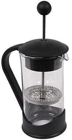 Clever Chef - French Press - Kaffeebereiter mit ausgezeichneter Filtration für maximalen Geschmack - perfekt für den Morgenkaffee - klein - 2 Tassen (12 fl oz/0,4 Liter) - Schwarz