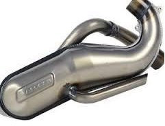 Pot d'échappement Giannelli type Proma pour Vespa 50 Special 50 L R N verni transparent