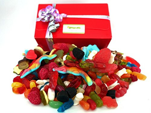 Jelly Sweet presentation Gift Box - 1 kilo quality gummy sweets packed to order. It's a jelly sweet delight!