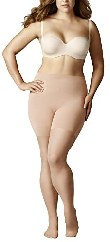 FALKE Beauty Plus 20 Strumpfhose Transparent Feuchtigkeitsregulierend, Optimaler Halt, Druckfreier Komfortbund, Plus Size Passform Künstliche Fasern